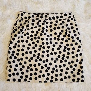 J. Crew Polka-dot Skirt
